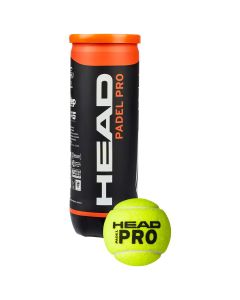 Head Padel PRO ballen 3st Tube