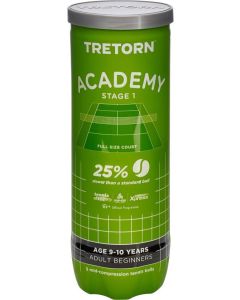 Tretorn Academy Groen 3 pack ( Stage 1)