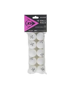 Dunlop 40+ tafeltennis balletjes 10 stuks