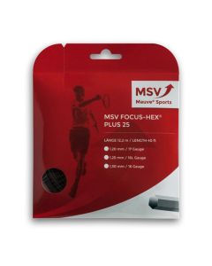 MSV Focus HEX PLUS 25 zwart 12m