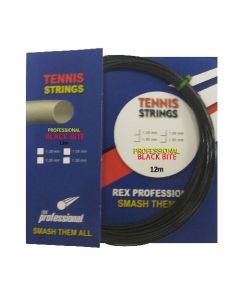 Rex Professional tennissnaar Supreme Black Bite 12m