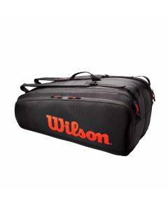 Wilson Tour 12 Bag Rood/zwart