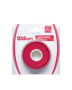 Wilson AbsorbX overgrip 3pack rood
