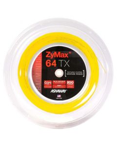 Ashaway ZyMax 64 TX Fire 200m geel 