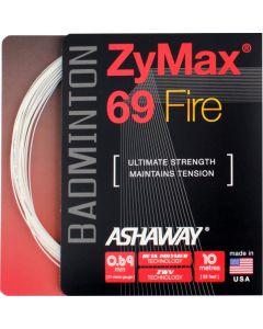Ashaway ZyMax 69 Fire 10m Wit
