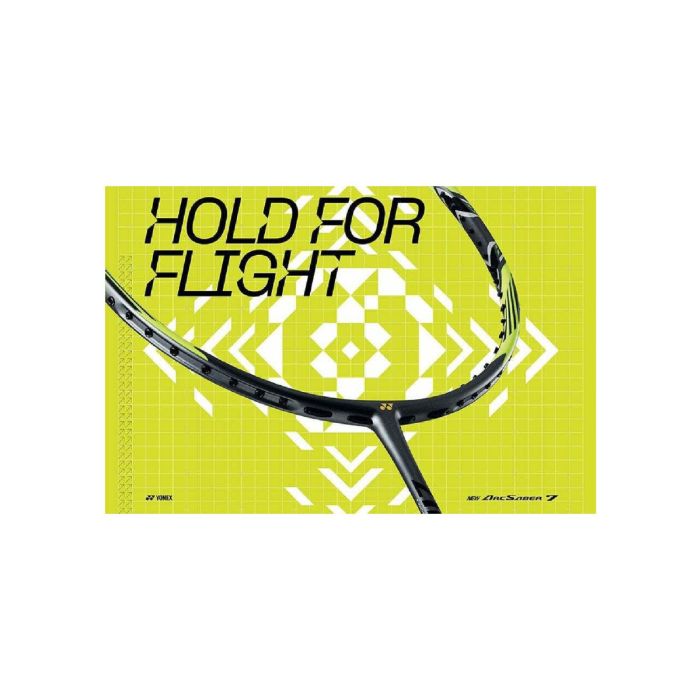 アークセイバー7PRO 4U6 バドミントンラケット アークセイバー7 プロ [4U6] グレー×イエロー